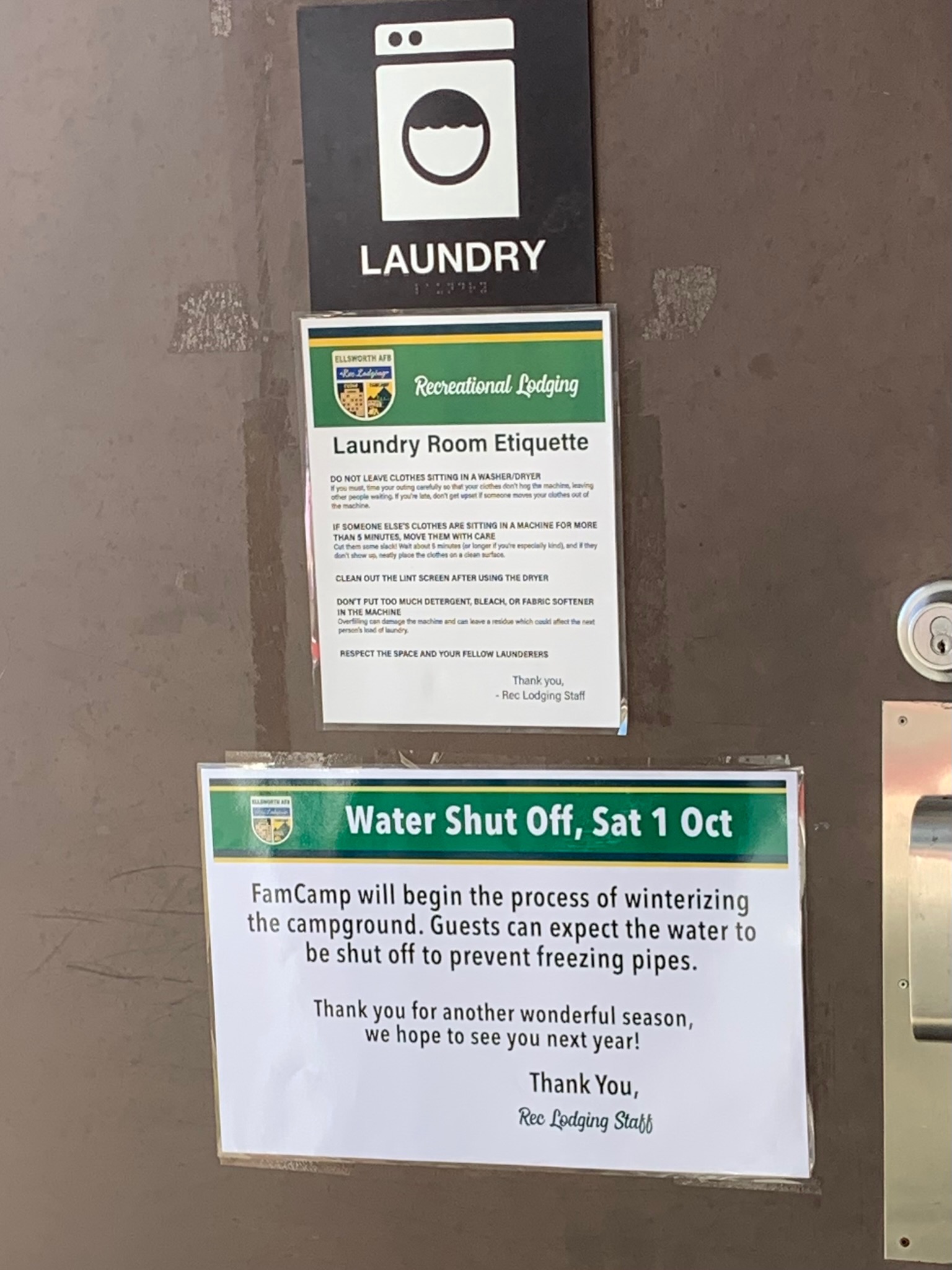 Ellsworth AFB FamCamp RV Campground in Ellsworth AFB, SD